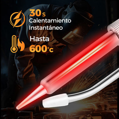 Soldador Eléctrico de Alta Eficiencia + Careta para soldar