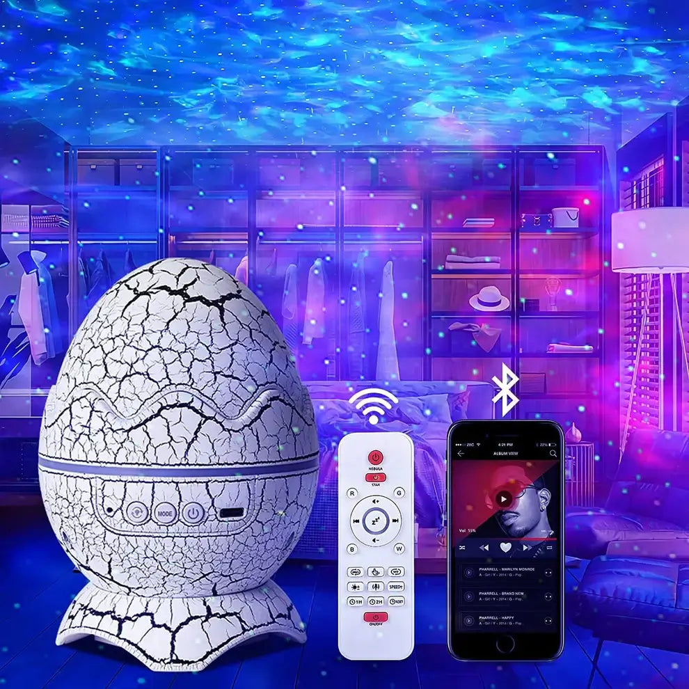 Projetor Galáxia Ovo De Dragão - EggLamp