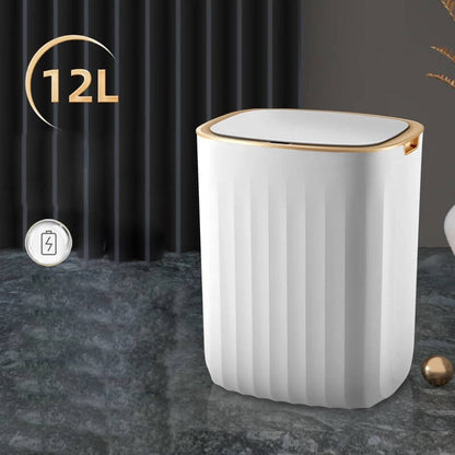 Lata de lixo inteligente, com grande capacidade para banheiro e cozinha - LixeiraMax