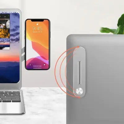 Suporte de celular magnético para notebook