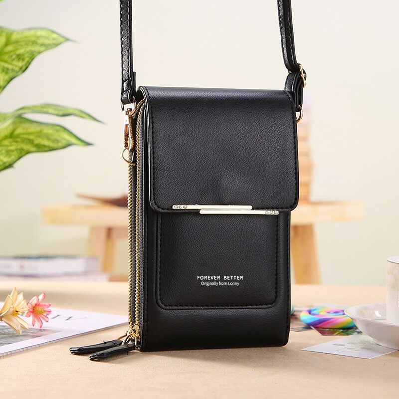 Bolsa Feminina de Couro Anti-Furto Forever Young